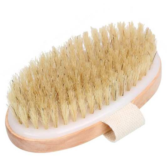 Brosse exfoliante à poils de sanglier